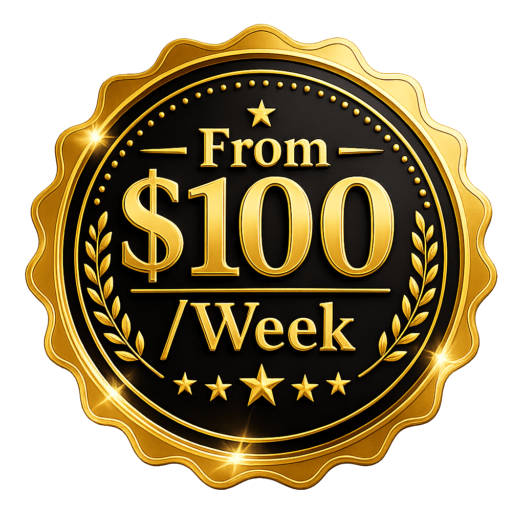 From $100